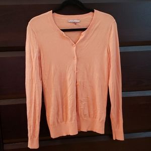 Banana Repulic orange cardigan